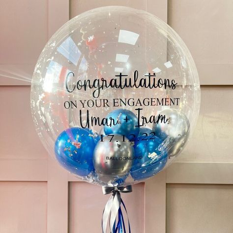 Personalised Balloons, Personalized Balloons, Mini Balloons, Bubble Balloons, Birthday Balloons, In A Box, Christening, Next Day, Confetti