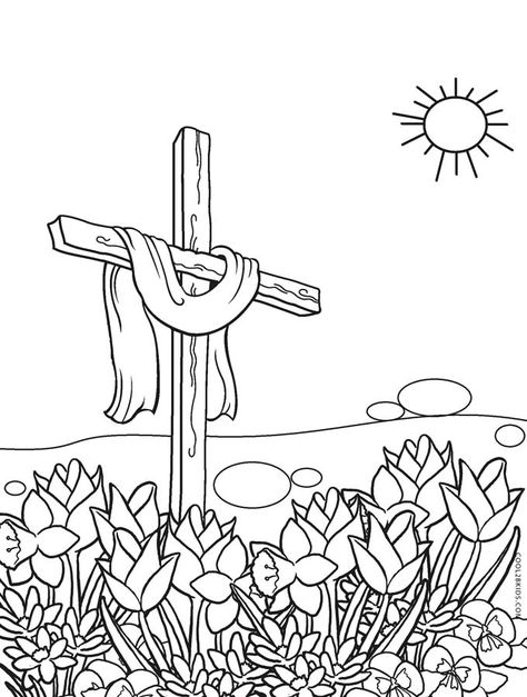 Free Printable Cross Coloring Pages For Kids | Cool2bKids Easter Coloring Pages Printable Free, Easter Colouring Pages, Christian Pics, Celtic Coloring, Catholic Icons, Cross Coloring Page, Easter Coloring Sheets, Preschool Easter, Easter Classroom