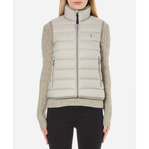 Polo Ralph Lauren Women's Lightweight Nylon Puffa Vest - Chrome Grey ($175) ❤ liked on Polyvore featuring outerwear, vests, grey, grey waistcoat, lightweight vest, nylon puffer vest, polo puffy vest and gray puffer vest Grey Waistcoat, Grey Puffer, Lightweight Vest, Puffy Vest, Polo Ralph Lauren Women, Ralph Lauren Women, Ralph Lauren Womens, Puffer Vest, Beautiful Gowns