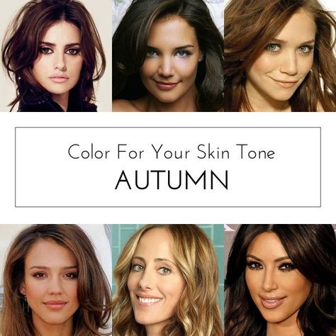 Best Colors for: Warm Autumn, Soft Autumn, & Deep Autumn Skin Tones - especially near the face 12 Seasons Color Analysis, Hair Color For Warm Skin Tones, Deep Autumn Color Palette, Autumn Skin, Soft Autumn Color Palette, Warm Skin Tone, Cool Skin Tone, Deep Autumn, Seasonal Color Analysis