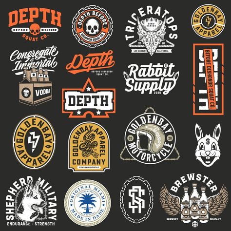 Illustration & Badge Design on Instagram: “Thanks August! Just some designs that I did this month. thank you to all the clients who have believed in my Service. hopefully we can…” Motorcycle Badge Design, Vintage Logo Ideas, Mechanical Engineering Logo, Firefighter Drawing, Vintage Badge Logo, Badges Design, Vintage Coffee Shops, Coffee Shop Logo Design, Logos Vintage