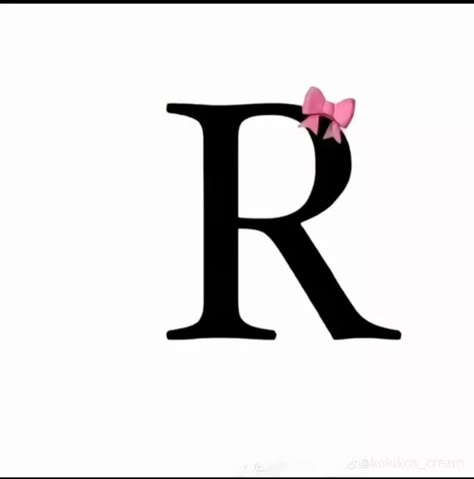 R With A Heart, Initial R Aesthetic, R Letter Aesthetic, R Aesthetic Letter, R Letter Wallpaper, R Wallpaper Letter, Plain Black Wallpaper, R Initial, Bow Drawing