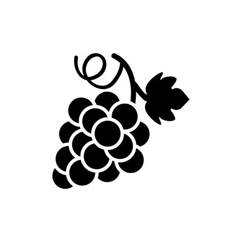 Grape Vector, Grapes Clipart, Travel Journal Scrapbook, Wine Grapes, Grape Bunch, Journal Scrapbook, Seal Design, Vector Png, Free Png