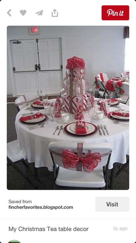 Table Christmas Party Table Decorations, Church Christmas Party, Ward Christmas Party, Christmas Tea Party, Christmas Party Table, Work Parties, Cheap Christmas, Office Christmas, Party Table Decorations