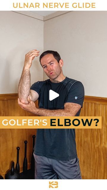 Mobility & Strength Training on Instagram: "Do you still have that nagging golfer’s elbow!? 😤 Well let’s get to work! This exercise may be a big help!🙋🏻‍♂️ Step 1: Assess your elbow to see how it’s moving and feeling! Step 2: Perform this ulnar nerve glide on the side that’s bothering you! (8-10 pulses of the shoulder) Step 3: Reassess how your elbow is moving and feeling! Better same or worse!? 🤔 Did that work for you? Let me know in the comments! 👋🏻 Hi, I’m Taylor Kruse, a strength & mob Golfers Elbow Exercises, Vmo Exercises, Elbow Exercises, Ulnar Nerve, Golfers Elbow, Mobility Exercises, Feeling Better, Ideas Creative, Health Matters