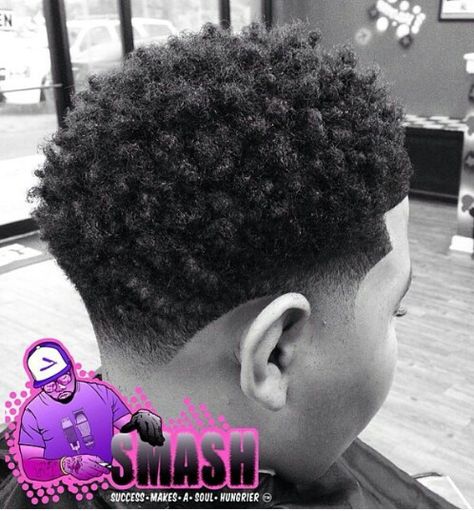 This. Is. Happening. 💈 Black Hair Cuts Men Taper, Haircut Black Man, Men Haircut Black African Americans, Black Man’s Haircut, Afro Shape Up Men, V Shaped Haircut, Afro Fade, Barber Haircuts, Pompadour Style