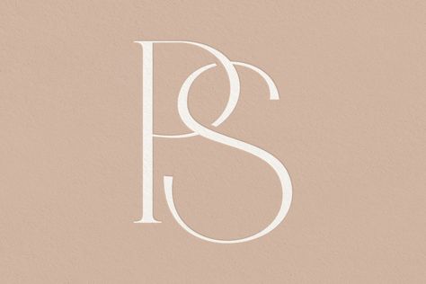 PS | Contemporary wedding monogram, modern monogram, wedding initials, premade logo toplogo #earth_logo. Logo With Initials, P And S Logo, S And P Logo, P S Logo, P Monogram Logo, Wedding Initials Logo, Education Logo Design, Initials Logo Design, Foil Printing