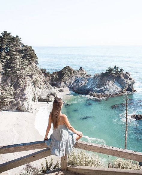 Big Sur, California. Picture from @mynextwanderlust Instagram. Pictures To Take In California, Poses In Dress, California Pictures, Cali Trip, Big Sur California, California Photos, Couple Selfies, Cute Couple Selfies, California Travel