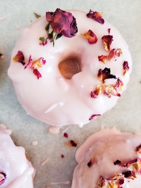 Chocolate Donut Glaze, White Chocolate Donut, Bridal Desserts, Bridal Things, Pink Doughnuts, Announcement Photoshoot, Cafe Menu Design, Bridal Shower Desserts, Chocolate Donut