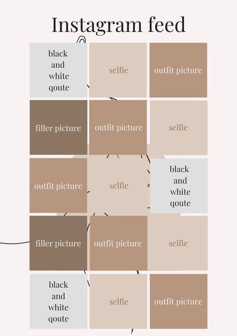 Ig Grid Layout Ideas, Instagram Feed Plan, Instagram Feed Organizer, Ig Layout, Instagram Feed Goals, Instagram Feed Tips, Instagram Design Layout, Best Instagram Feeds, Instagram Feed Planner