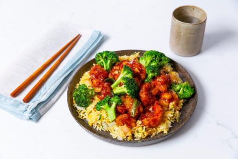 Jet Tila, Orange Chicken Sauce, Chicken With Broccoli, Orange Chicken Recipe, Meal Options, Broccoli Rice, Sauce For Chicken, Steamed Broccoli, Asian Foods