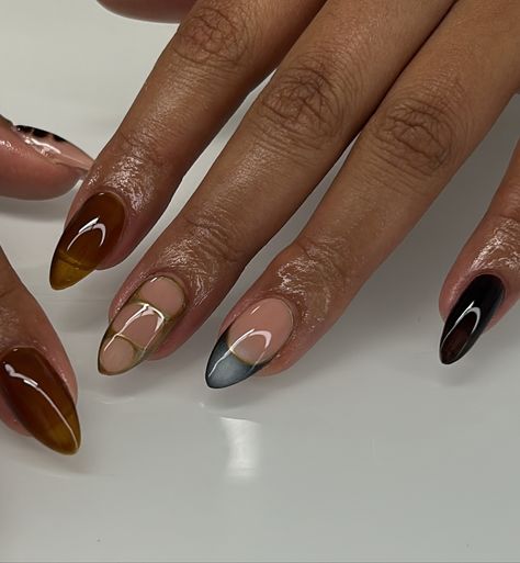 earthy tonesss 🤎🤎 - #gelx #gelnails #nails #fallnails Earthy Tone Nails, Earth Tone Nails, Earthy Nails, Nails Jewelry, Summery Nails, Nail Jewelry, Beauty Supplies, Girls Nails, Beauty Supply