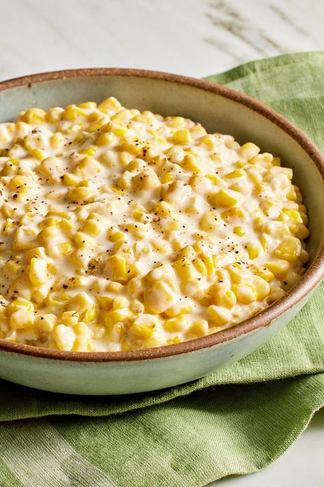 Slow Cooker Creamed Corn Ww Corn Recipes, Ww Vegetable Recipes, Ww Dinners, Corn Side Dish, Creamed Corn Recipes, Buttered Corn, Healthy Italian, Ww Meals, Ww Freestyle