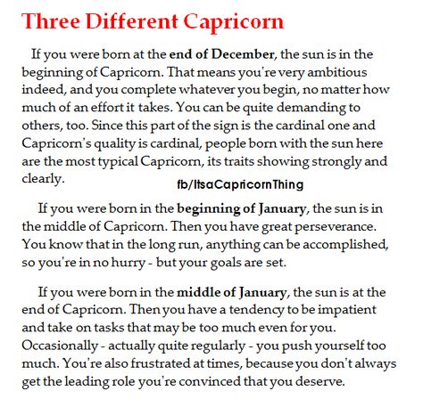 Capricorn #capfamily December Capricorns are better, because January Capricorns are very flashy! December Capricorn Vs January Capricorn, Capricorn Qualities, January Capricorn, December Capricorn, Capricorn And Taurus, Capricorn Life, Curious Facts, Capricorn Quotes, Capricorn Facts