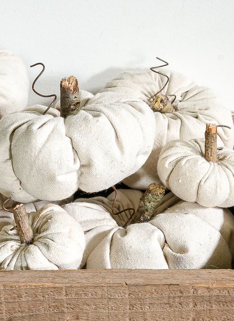 How To Make Pumpkins Out Of Fabric, How To Make Pumpkin Decorations, How To Make Pumpkins, How To Make Fabric Pumpkins, Easy Fabric Pumpkins, Making Pumpkins, Diy Fabric Pumpkins, Fall Pumpkin Crafts, Fall Deco