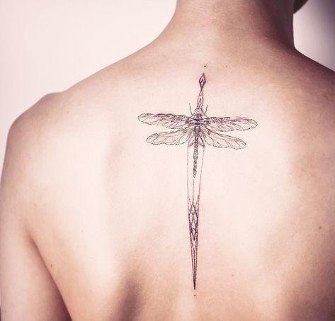 Dragonfly Dagger Tattoo, Dragonfly Wings Tattoo, Back Piece Tattoo, Cute Tats, Dragonfly Wings, Dagger Tattoo, Dragonfly Tattoo, Wings Tattoo, Bullet Journal Writing