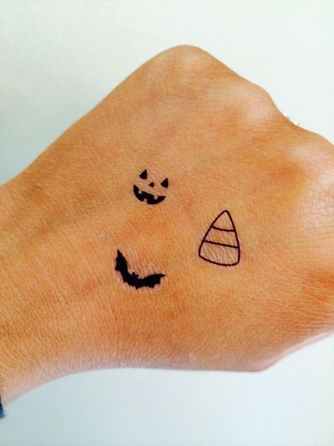 Tree With Birds Tattoo, Pumpkin Tattoos, Wrist Tats, Cute Halloween Tattoos, Evolution Tattoo, Tattoos Set, Lantern Tattoo, Tattoo Tiny, Pumpkin Tattoo