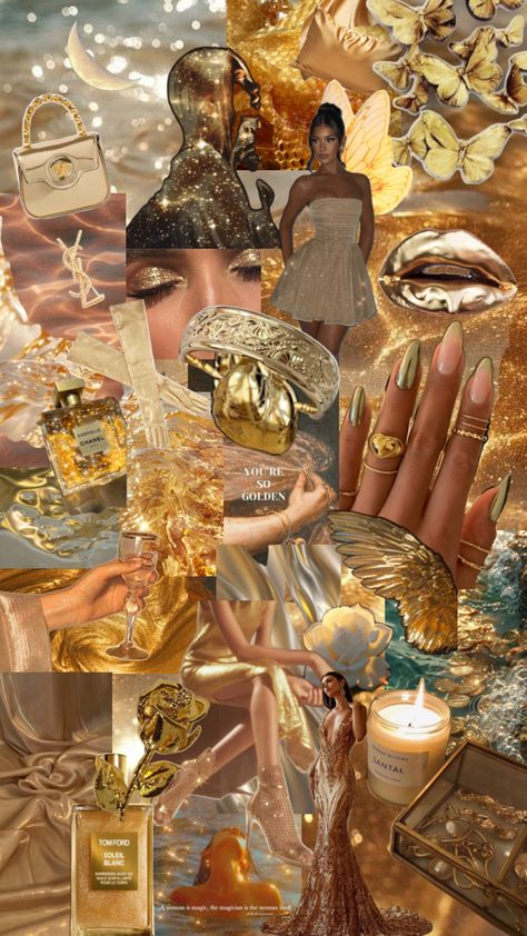 Golden goddess aesthetic vision board Golden Goddess Aesthetic, Becoming An Entrepreneur, Daily Manifestation, Aesthetic Vision Board, Goddess Aesthetic, Manifestation Tips, Manifestation Techniques, Golden Goddess, Ambitious Women