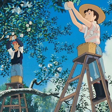 Studio Ghibli Background, Japanese Animated Movies, Only Yesterday, Japanese Film, Studio Ghibli Movies, Studio Ghibli Art, Ghibli Movies, Ghibli Art, Old Anime