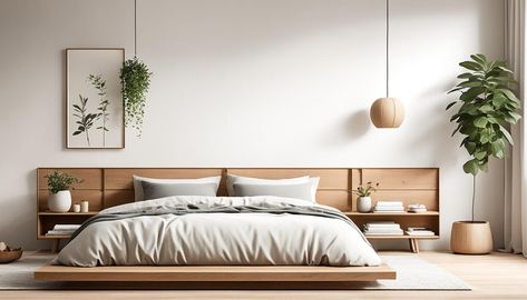 Japandi Sleeping Room Ideas: Blend Minimalism and Nature - Mojo Boutique Sleeping Room Ideas, Light Academia Aesthetic Bedroom, Academia Aesthetic Bedroom, Light Academia Bedroom, Academia Bedroom, Japandi Bedroom, Tranquil Bedroom, Bedroom Oasis, Mockup Frame