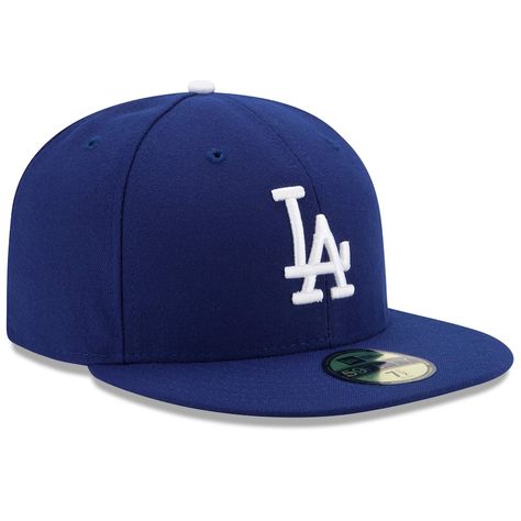 Los Angeles Dodgers New Era Authentic Collection On Field 59FIFTY Performance Fitted Hat - Royal Swag Hats, Dodger Hats, Blue Game, Batting Gloves, Cap Collection, 60th Anniversary, Blue Hat, New Era 59fifty, Fitted Caps