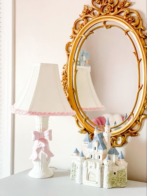 Subtle Disney Princess Nursery, Pastel Disney Nursery, Disney Girl Nursery Themes, Girl Disney Nursery, Baby Girl Disney Nursery, Vintage Fairytale Nursery, Disney Nursery Ideas Girl, Subtle Disney Nursery, Disney Girl Nursery