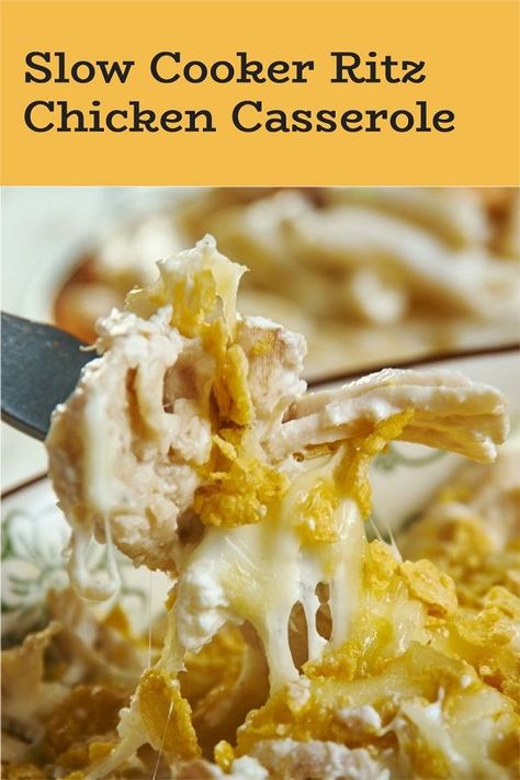 Slow Cooker Ritz Chicken, Crockpot Chicken Casserole, Frozen Chicken Crockpot, Ritz Cracker Chicken Casserole, Chunky Beef Stew, Ritz Chicken Casserole, Slow Cooker Chicken Casserole, Casserole Crockpot Recipes, Ritz Chicken