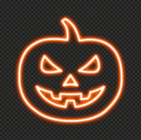 Neon Pumpkin, Neon Ghost, Orange Png, Pumpkin Jack O Lantern, Blue Lantern, Orange Neon, Pumpkin Jack, Pumpkin Png, Art Png