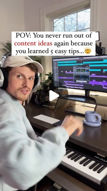 musicbyLukas | Music Artist Mentor on Instagram: "READ ME 👇🔥

Don’t forget to save this 📌

🚀 Comment “BEAT” & I’ll DM you my FREE guide on how to beat the algorithm & get more followers as a music artist. 📲

👇 THE 5 TIPS 👇

Today, I’ll show you how easy coming up with content ideas can be as an artist, producer, vocalist, DJ, etc…

🔍 1. Reference trending content:

You don’t just want content ideas, you want content ideas that have proven to work and will help you build a fanbase for your music.

Let’s say you’d like to post 3x per week...

💯 2. Select your favorite ideas:

After you’ve got a bunch of saved Reels in your “Content Ideas” folder, scroll through them. All you have to do is find 12 that you’d like to re-create and you’ve got your post ideas for an entire month!

🎬 3. Musician Content Calendar, Dj Content Ideas, Instagram App, Create Music, Classical Musicians, Music Producers, Get More Followers, Stay Consistent, Content Calendars