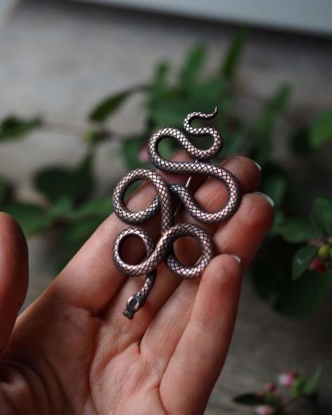 Crowley Snake Tattoo Good Omens, Hades Holiday, Witch Image, Copper Brooch, Girl Power Tattoo, Jewelry Organizer Drawer, Power Tattoo, Foot Tattoos For Women, Good Omens Book