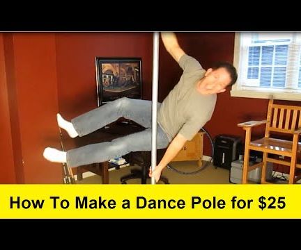 How to Make a Dance Pole for $25 - Instructables Dance Diy, Dungeon Room, Dance Pole, Diy Workout, Dance Rooms, Valentine Diy, Upscale Furniture, Fun Fitness, Student House