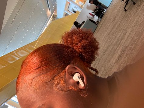 Hair Dye Colours Black Women Natural Hair, Dye Colours For Dark Skin, 4c Dyed Hair Natural Brown, Ginger Hair On Dark Skin, Hair Dye For Dark Skin, Dyed Natural Hair Dark Skin, Adore Dye Ginger, Dyed Afro Hair 4c Ginger, Ginger Hair Color