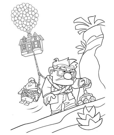 Up Coloring Pages - Best Coloring Pages For Kids Up Coloring Pages, Disney Movie Up, Colouring Pictures, Up The Movie, Animation Drawing, Craft Templates, Disney Pixar Up, Disney Up, Disney Colors