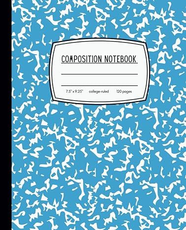 Marble Composition Notebook: Blue | College Ruled | 120 Pages | 7.5"x9.25" | Matte Finish Cover Blue Composition Notebook, Ed Books, Composition Notebook Covers, Blue College, Cover Design Inspiration, Digital Notebook, Composition Book, Digital Notebooks, Cover Ideas