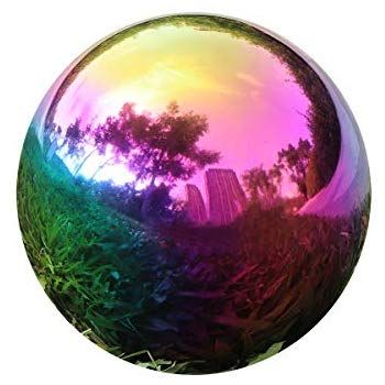 Swimming Pool Decorations, Gazing Globe, Gazing Balls, Garden Globes, Outdoor Ponds, Garden Balls, Rainbow Garden, Garden Mirrors, Garden Stand