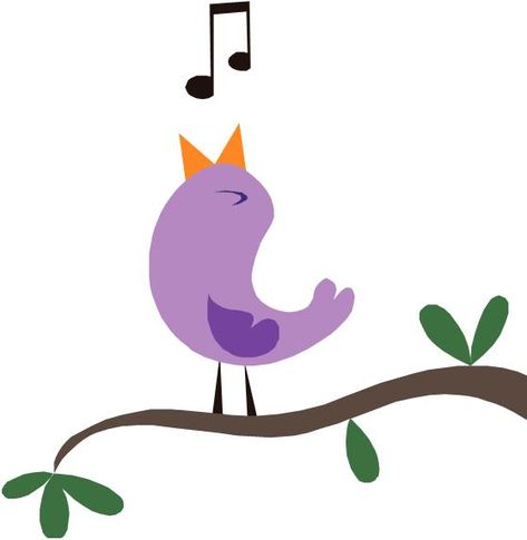 Vocalises Do Not Always Sound "Pretty" Massachussets Institute Of Technology, Singing Bird, Bel Art, Bird Clipart, Household Planner, Bird Cards, Bird Drawings, Little Bird, Free Clip Art