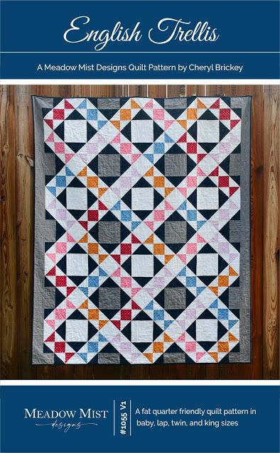 Meadow Mist Designs: Morrison Park Blog Hop and English Trellis Pattern Trellis Quilt Pattern, Square Quilts, Fun Quilts, Fat Quarter Quilt Pattern, Trellis Fence, Learn Pinterest, Paper Quilt, English Gardens, Aurifil Thread