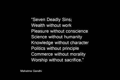 Seven Deadly Sins Quotes, Sins Quotes, Sin Quotes, Creativity Quotes, 7 Deadly Sins, Seven Deadly Sins, Mahatma Gandhi, Pretty Quotes, Writing Prompts