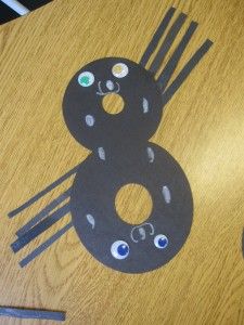 IMG_3967 Number 8 Craft, Spider Ideas, Spider Song, The Itsy Bitsy Spider, Number Crafts, Nursery Rhymes Preschool, Spider Theme, Preschool Crafts Fall, Teach Preschool