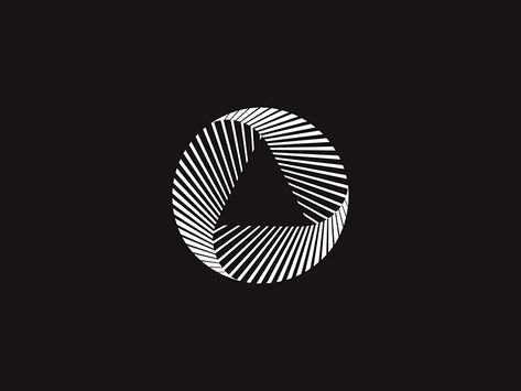 Triangle Animation, Circular Logo Design, Logo Foto, Circle Logo Design, Circular Logo, Motion Design Animation, Circle Logos, Geometric Circle, Abstract Logo