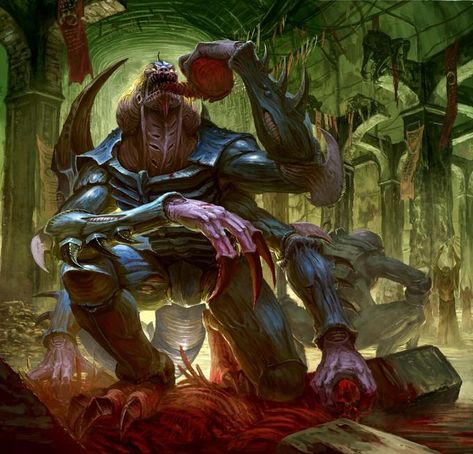 new Genestealers | Warhammer 40,000 | Know Your Meme Warhammer 40k Horus Heresy, Warhammer 40k Tyranids, Genestealer Cult, 40k Tyranids, Dark Heresy, Art Through The Ages, Warhammer 40k Art, 40k Art, Warhammer 30k