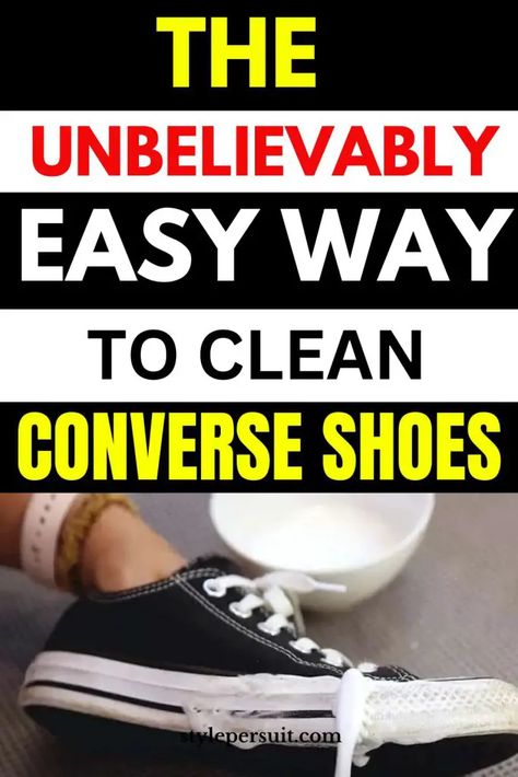 How to Clean Converse Shoes (Easily & Fast) How To Clean Converse Shoes Rubber, Cleaning Converse Shoes, Washing Converse Shoes, How To Clean Converse Shoes Black, How To Clean Black Converse, How To Wash Converse Shoes, How To Clean Converse, How To Clean Converse Shoes, How To Wash Converse