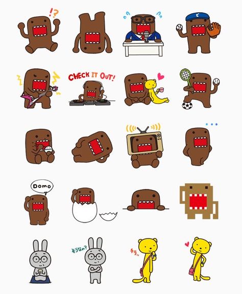 Domo Kun App Icon, Domo Kun Fanart, Domo Painting, Domo Kun Drawing, Domo Phone Case, Domo Kun Wallpapers, Domo Poster, Domo Cartoon, Domo Character