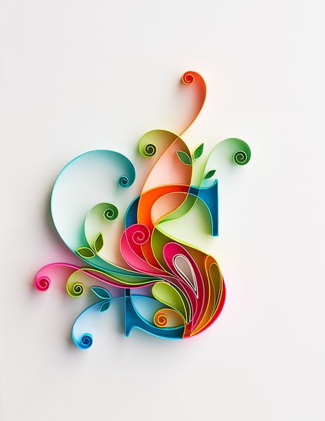 Letter Project on Behance Quilling Letters, Neli Quilling, Arte Quilling, Desain Quilling, Paper Quilling Patterns, Quilled Paper Art, Alfabet Letters, Quilled Creations, Alphabet Wallpaper