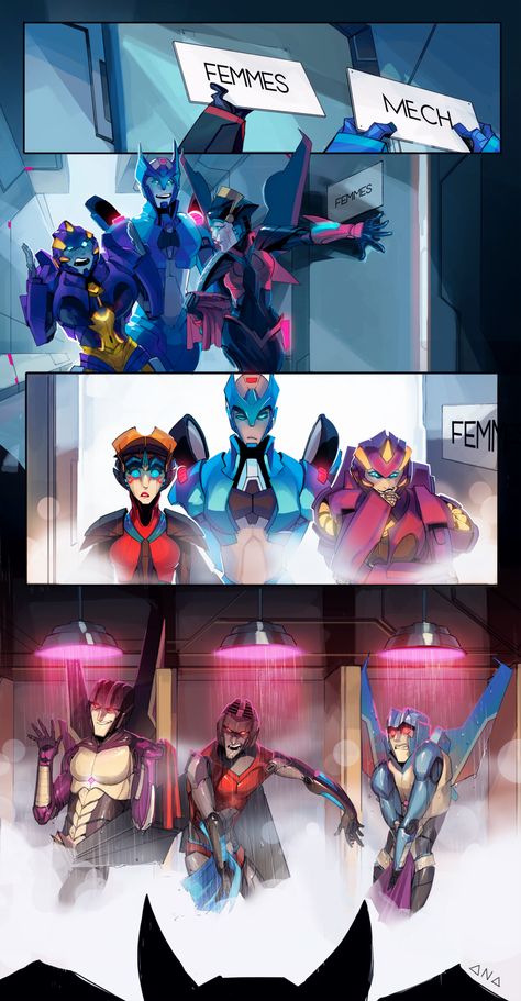 Pinned this already, but I love this Pic! I mean, look at them! Skywarp like: hey ladys, want to come? And Starscream like: Skywarp you idiot! This is my femme! And they don't want to see your ***. Femme's! Get the *** out of here! And TC like: Aaaa! I'm nacked! Don't look at me! ~Luna Moon Transformers Prime Funny, Arcee Transformers, Transformers Starscream, Transformers Art Design, Transformers Memes, Transformers Decepticons, Transformers Funny, Transformers Design, Transformers Autobots