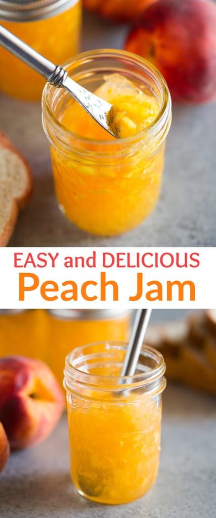 Surejell Peach Jam, How To Make Peach Jam Step By Step, How To Make Peach Jelly, How To Make Peach Preserves, Easy Peach Freezer Jam Recipe, Peach Jam From Canned Peaches, Canning Peach Jam With Pectin, Peach Jam Recipe With Pectin, Freezer Peach Jam Recipes