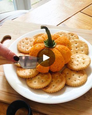 8M views · 27K reactions | Boursin Cheese Charcuterie Pumpkin 🎃🧀 | Perfect with crackers or bread 😍🧀 | By FOODbible | Facebook Pumpkin Cheese Ball Recipe, Pumpkin Cheese Ball, Fall Appetizers, Boursin Cheese, Cheese Ball Recipes, Charcuterie And Cheese Board, Pumpkin Seasoning, Best Appetizers, Cheese Ball