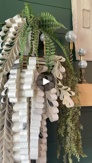 75K views · 2.9K reactions | Wanna do a craft while watching your favorite Christmas movie? This is the one. Book page vines… but make the pose-able? Some florists wire is the secret - you can even tape wires together if you want the even longer. Just cut strips 2 inches wide from book pages - then use staples to attach to each other by stapling over the wire. I’ve made these before - but this version is even better🌿 Don’t they look like something from Anthropologie? | The Shabby Creek Cottage | Vince Guaraldi Trio · Skating (#3, Take 7 / September 17, 1965) Vince Guaraldi, 50k Views, Upcycle Books, 10k Views, Boyds Bears, September 17, Christmas Movie, A Craft, Diy Book