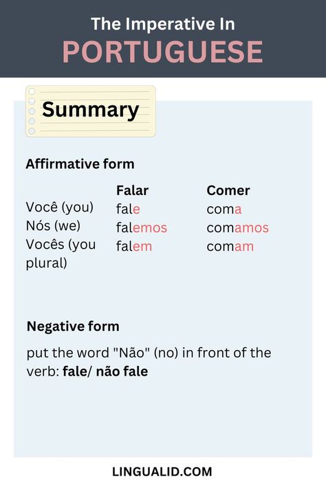 Portuguese Language Learning, Portuguese Lessons, Brazilian Portuguese, Grammar Tips, The Tenses, Learn Portuguese, World Languages, Learn A New Language, Foreign Languages