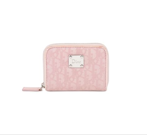 Dior Pink Monogram, Ingenue Style, Beauty Products You Need, Dior Monogram, Dior Pink, Aesthetic Backpack, Pink Wallet, Cute Wallets, Pink Monogram